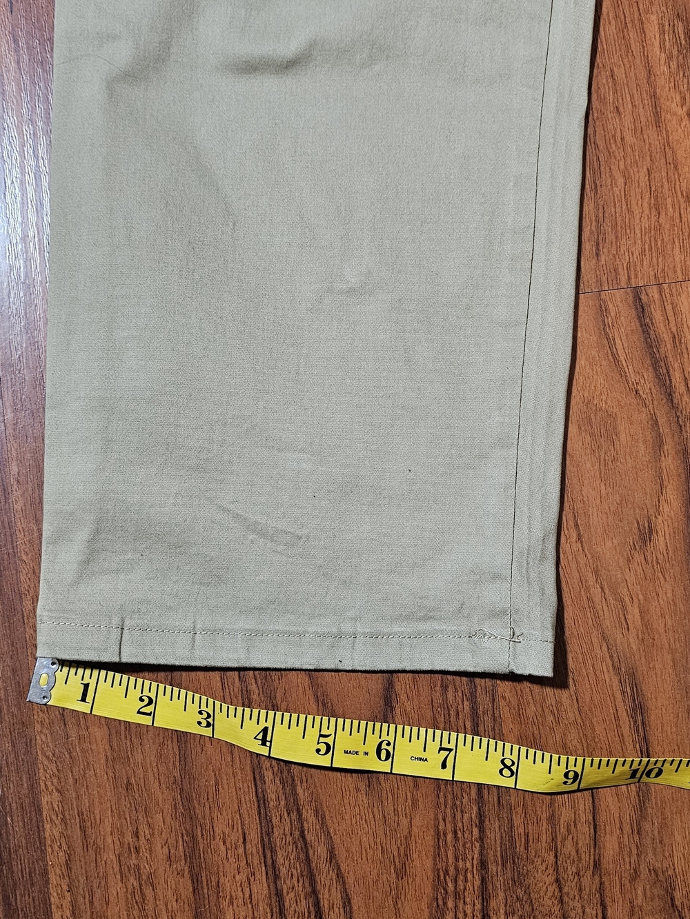 Lee Women's Khaki Straight Fit Chino Pants - 14 Medium - Picture 7 of 9